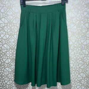 Hot & Delicious Forest Green A-Line Skirt